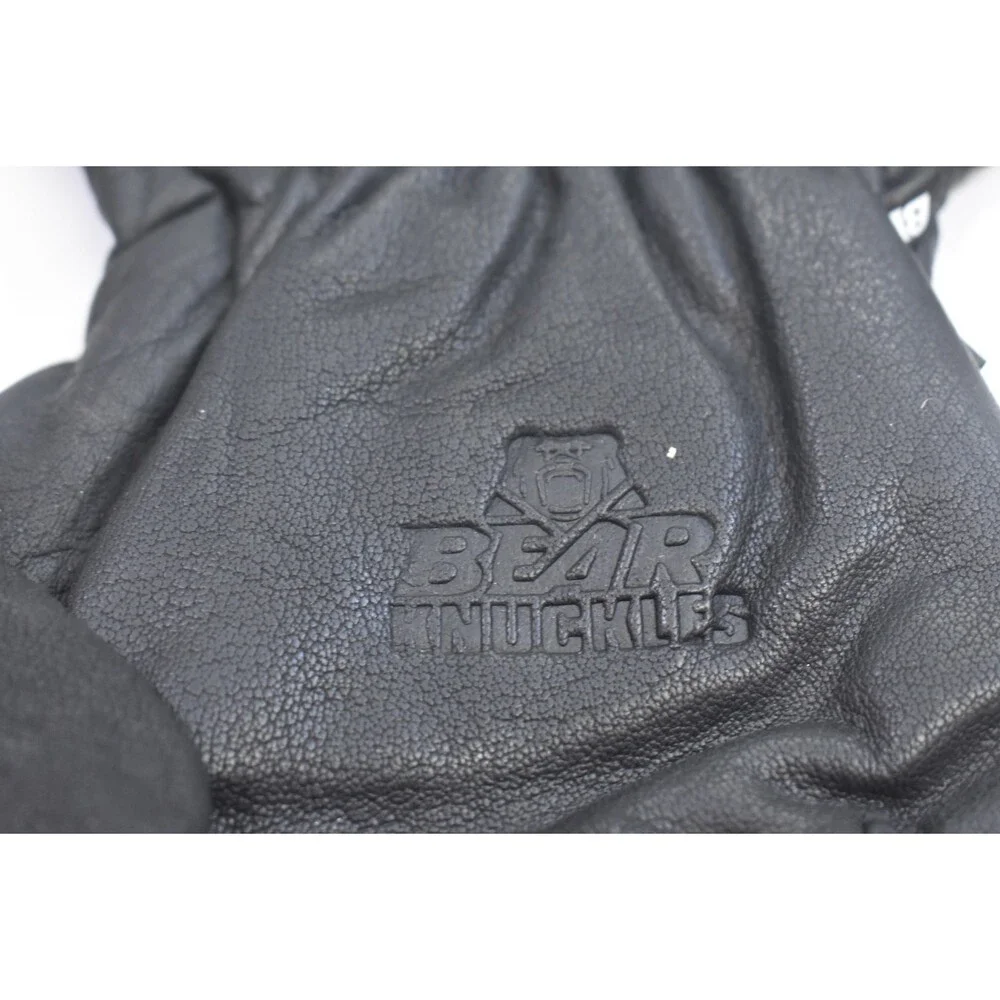 Bear Knuckles D409 Fleece Lined Leather Work Gloves XL Black Water Resistant